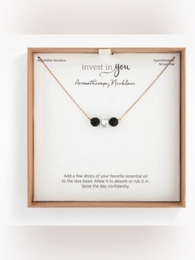 Demdaco Lava Bead Aromatherapy Necklace In Box NIB
